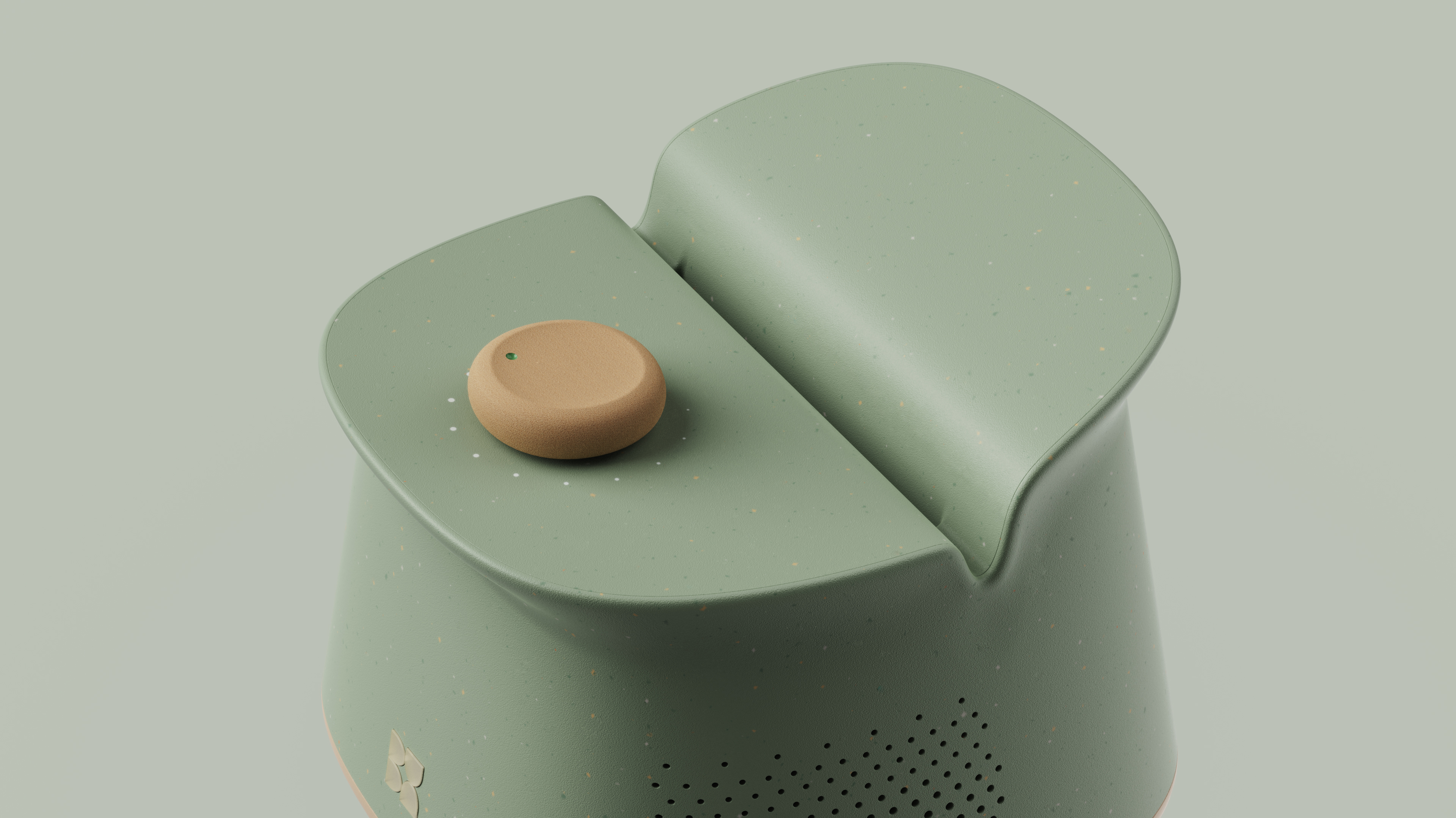 MERU meditation object, side view.